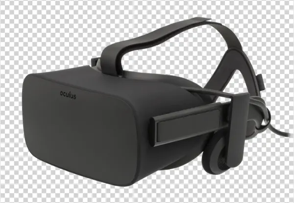 Oculus Rift VR Headset PNG Transparent Background