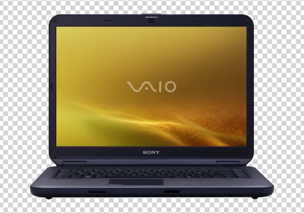 Sony VAIO Laptop PNG Transparent Background