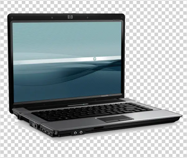 HP Compaq 6720s Laptop PNG Transparent Background