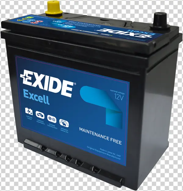 Exide Excell Car Battery PNG Transparent