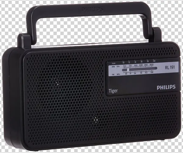 Philips Portable Radio RL 191 PNG Transparent Background