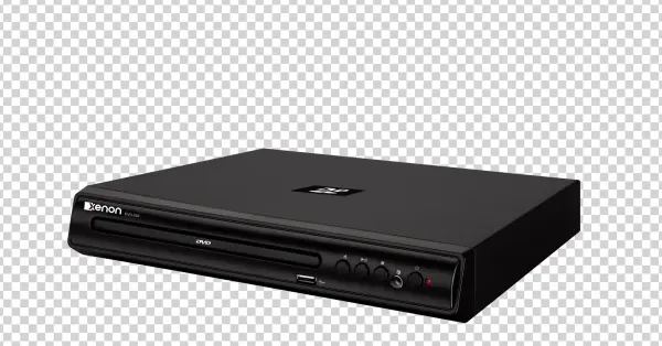 Black Xenon DVD Player PNG