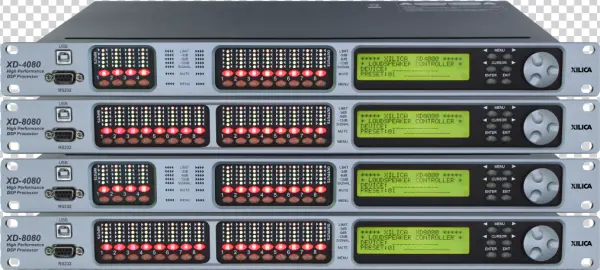 Xilica XD-4080 and XD-8080 DSP Processors PNG