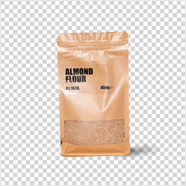 Almond Flour Kraft Paper Bag PNG