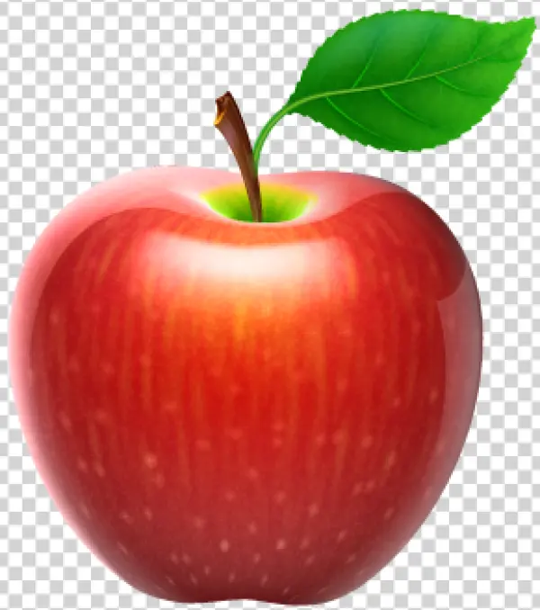 Red Apple PNG Transparent Background