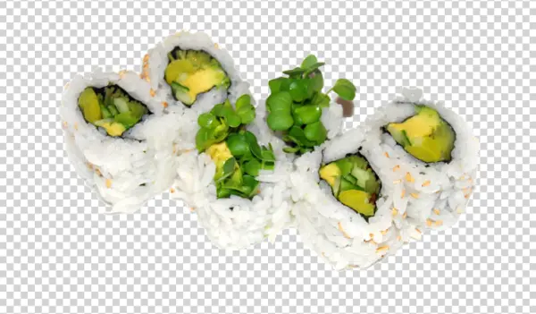 Vegetarian Sushi Rolls PNG Transparent Background
