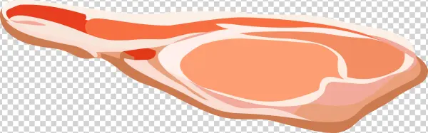 Raw Meat Cut Transparent PNG
