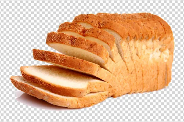 Sliced Loaf of Bread PNG Transparent Background