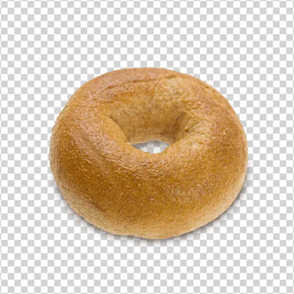 Golden Brown Bagel PNG Transparent Background