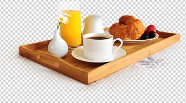 Breakfast in Bed Tray PNG Transparent Background