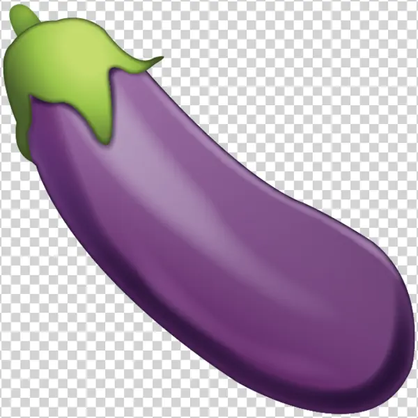 Purple Eggplant PNG Transparent Background