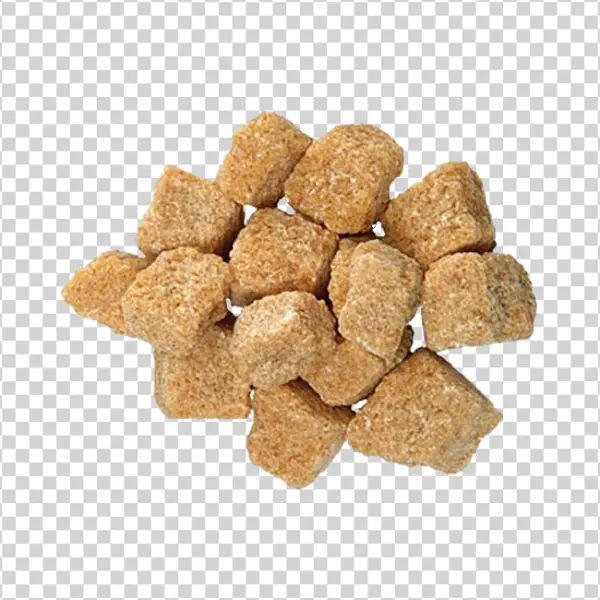 Brown Sugar Cubes PNG Transparent Background