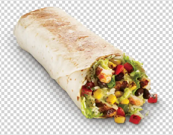 Grilled Chicken Burrito PNG Transparent