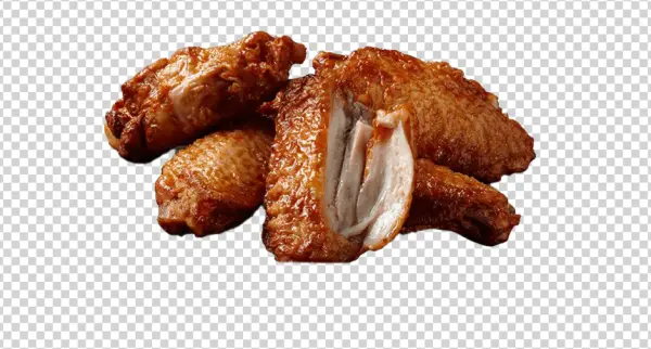 Roasted Chicken Wings PNG Transparent Background