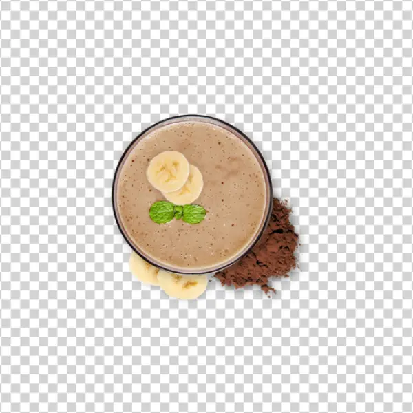 Chocolate Banana Smoothie Transparent PNG