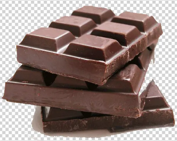 Stacked Dark Chocolate Bars PNG Transparent