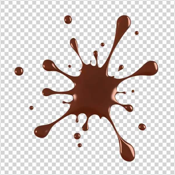 Realistic Chocolate Splash PNG Transparent Background