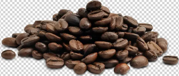 Pile of Roasted Coffee Beans PNG Transparent Background