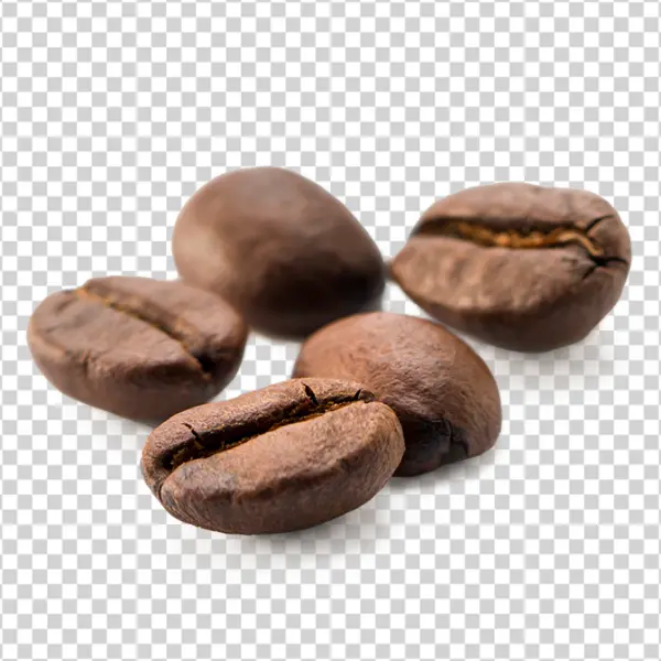 Roasted Coffee Beans PNG Transparent Background
