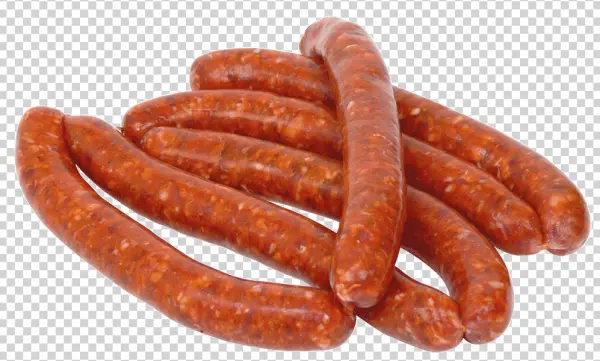 Pile of Raw Sausages Transparent PNG