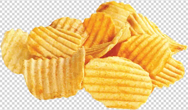 Wavy Potato Chips PNG Transparent Background