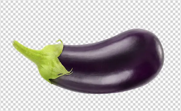 Fresh Eggplant PNG Transparent Background