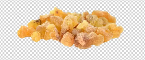 Frankincense Resin Transparent Background