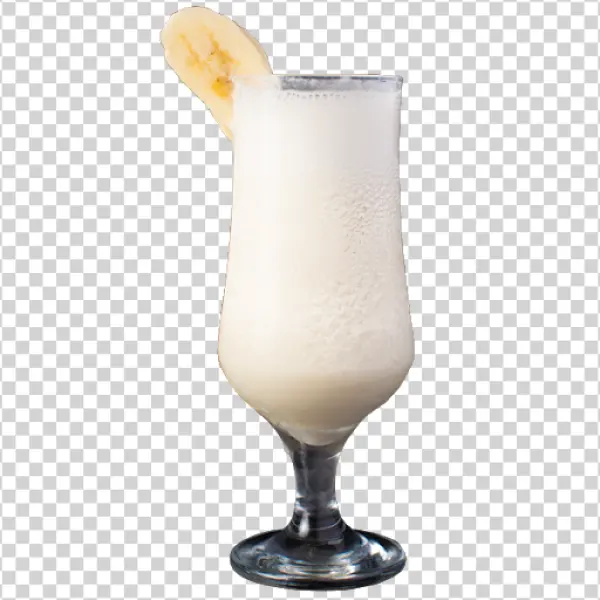 Banana Milkshake PNG Transparent Background