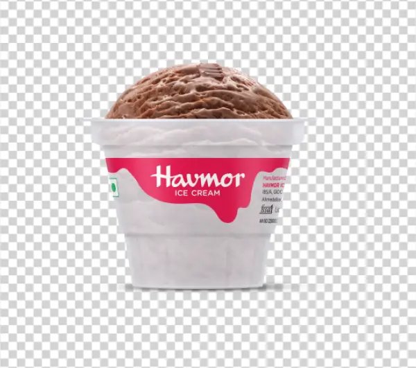 Havmor Chocolate Ice Cream Cup PNG Transparent