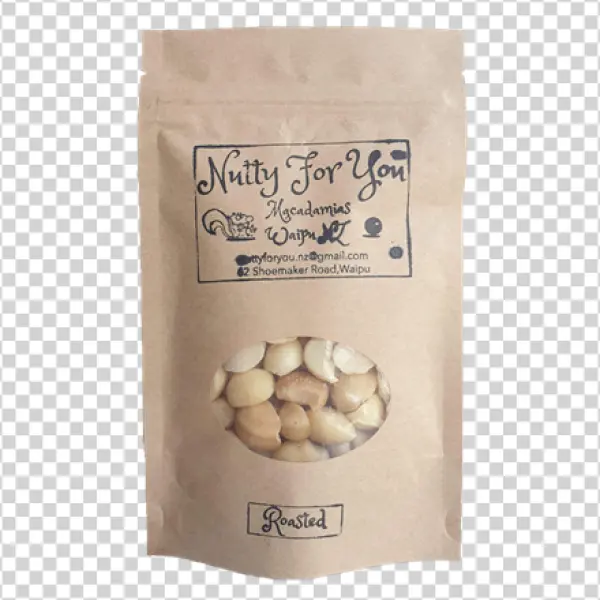 Roasted Macadamia Nuts Pouch Transparent PNG