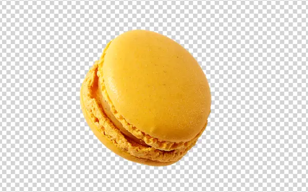 Yellow Macaroon PNG Transparent Background