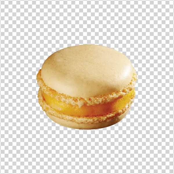Yellow Macaroon PNG Transparent Background