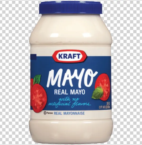 Kraft Real Mayo Jar PNG Transparent