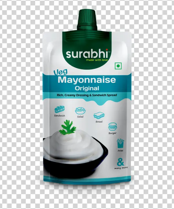 Surabhi Veg Mayonnaise Original Pouch PNG