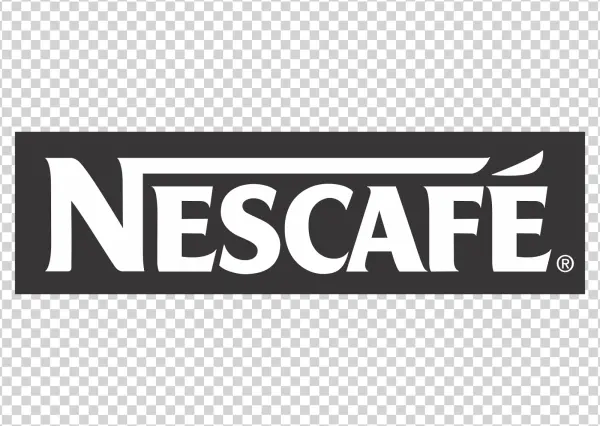 Nescafé Logo White Transparent PNG