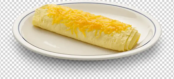 Delicious Cheese Omelette PNG Transparent Background