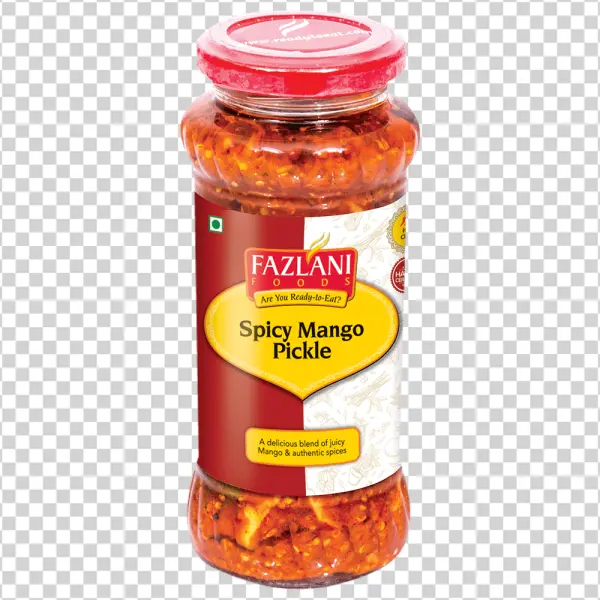Fazlani Spicy Mango Pickle Jar PNG