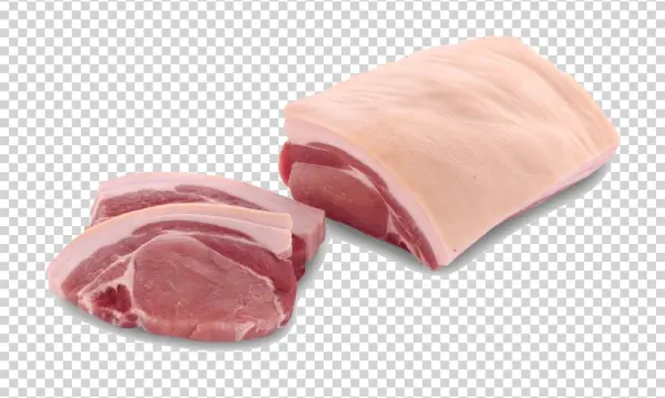 Raw Pork Loin and Chops PNG Transparent Background