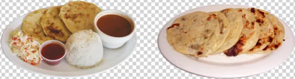 Pupusas and Salvadoran Meal Transparent PNG