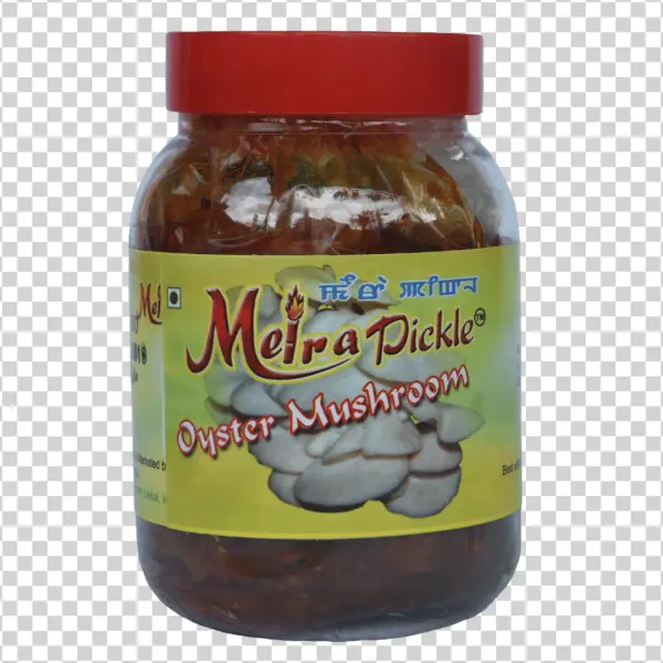 Meira Pickle Oyster Mushroom Jar PNG Transparent Background