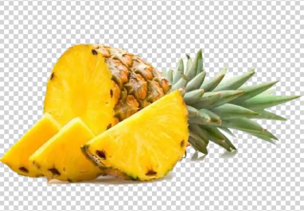 Sliced Pineapple PNG Transparent Background