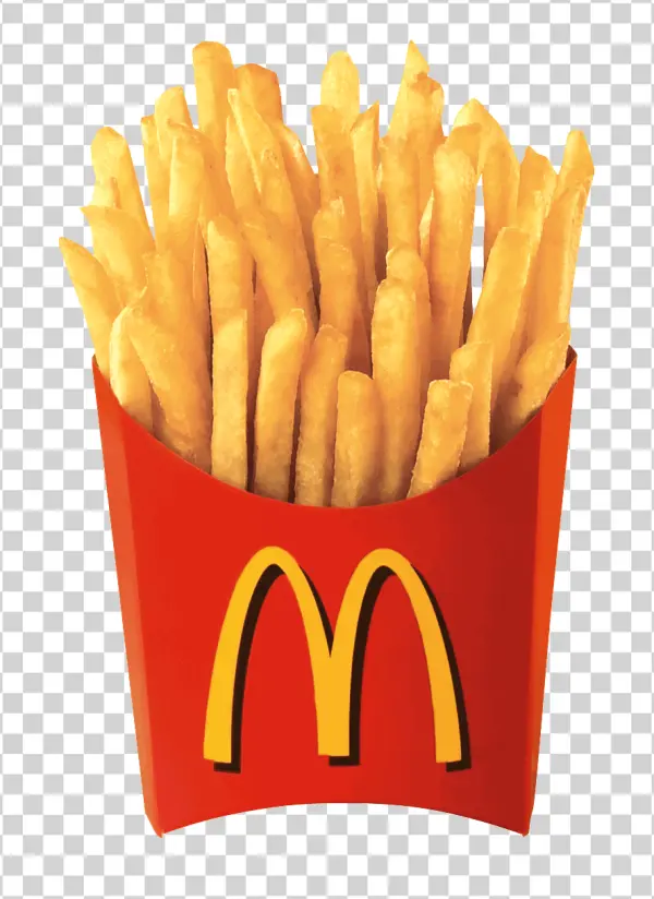 McDonald's French Fries PNG Transparent Background