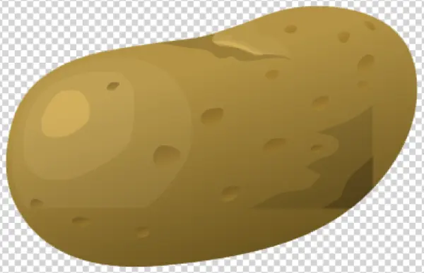 Cartoon Potato PNG Transparent Background
