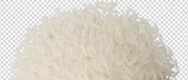 Pile of White Rice Grains PNG Transparent Background