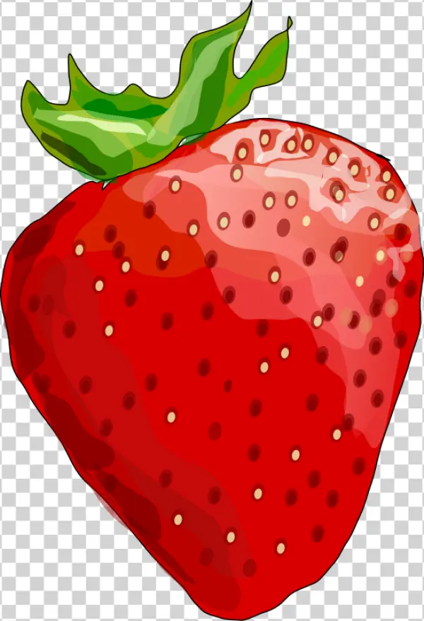 Fresh Strawberry PNG Transparent Background