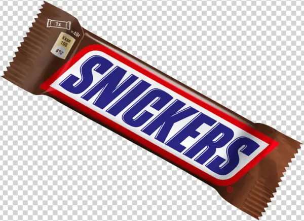 Snickers Chocolate Bar PNG Transparent Background