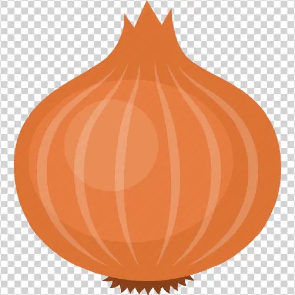 Cartoon Onion PNG Transparent Background