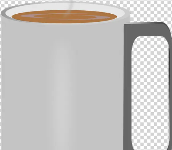 White Coffee Mug PNG Transparent Background