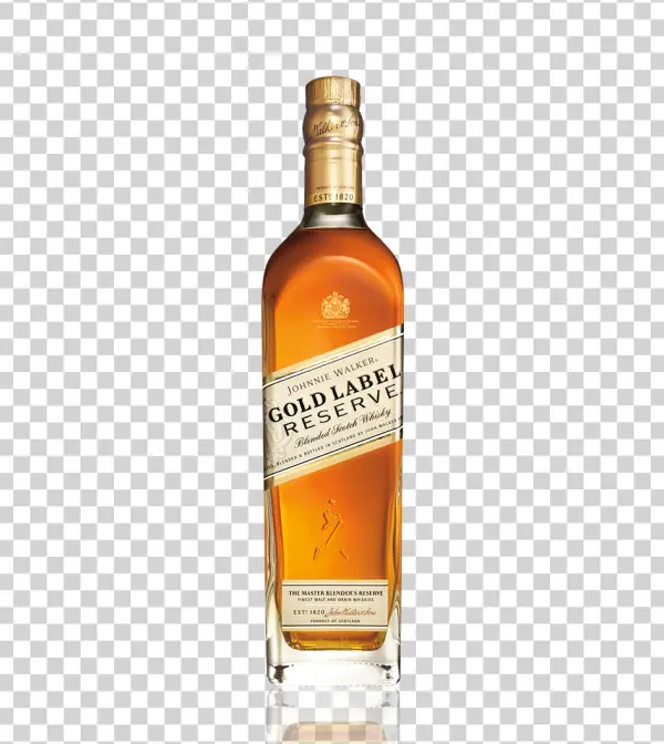 Johnnie Walker Gold Label Reserve Bottle PNG
