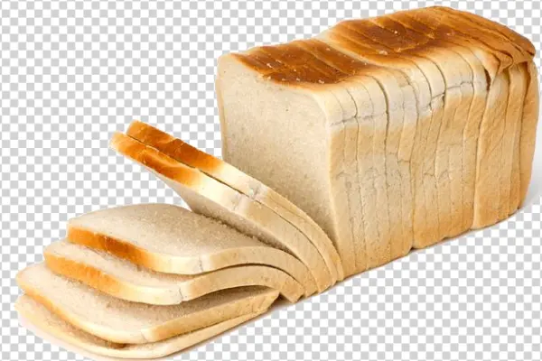 Sliced White Bread Loaf PNG Transparent Background
